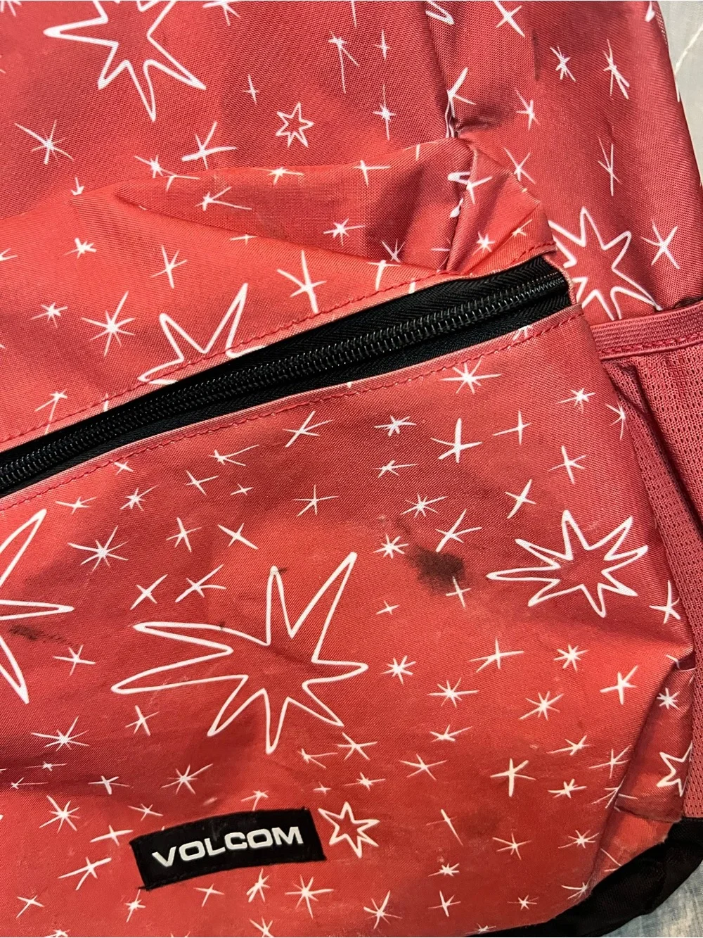 Volcom Rust /  Starburst Print Backpack- *see full description